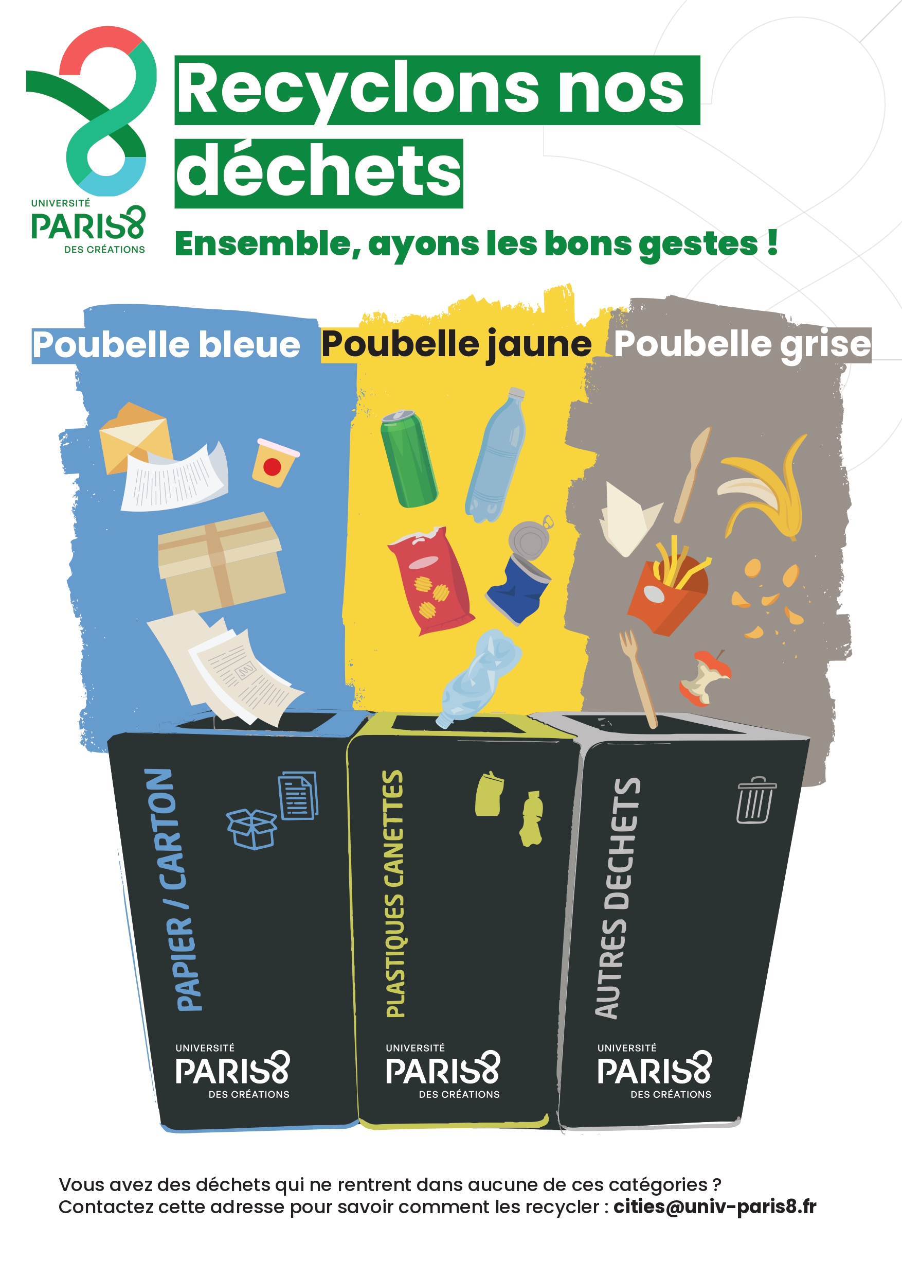 Bornes de tri 